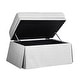 preview thumbnail 12 of 152, Rectangle Chenille Upholstered Storage Ottoman