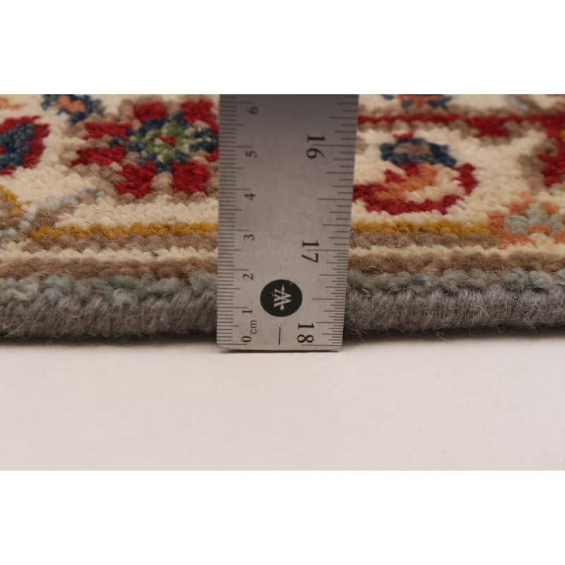 ECARPETGALLERY Hand-knotted Serapi Heritage Light Blue Wool Rug - 2'6 x 5'11