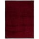 preview thumbnail 82 of 184, SAFAVIEH Santa Monica Shag Einara 2-inch Thick Area Rug 6'7" x 9'6" - Maroon - Rectangle