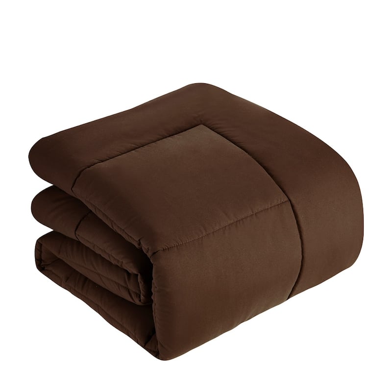 Sweet Home Collection Luxury Solid Bed-In-a-Bag with Sheet Set