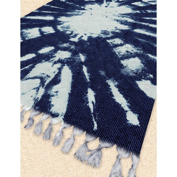MAZU Beach Blanket with Tassels By Terri Ellis 38 x 80 Bed Bath Beyond 33066311