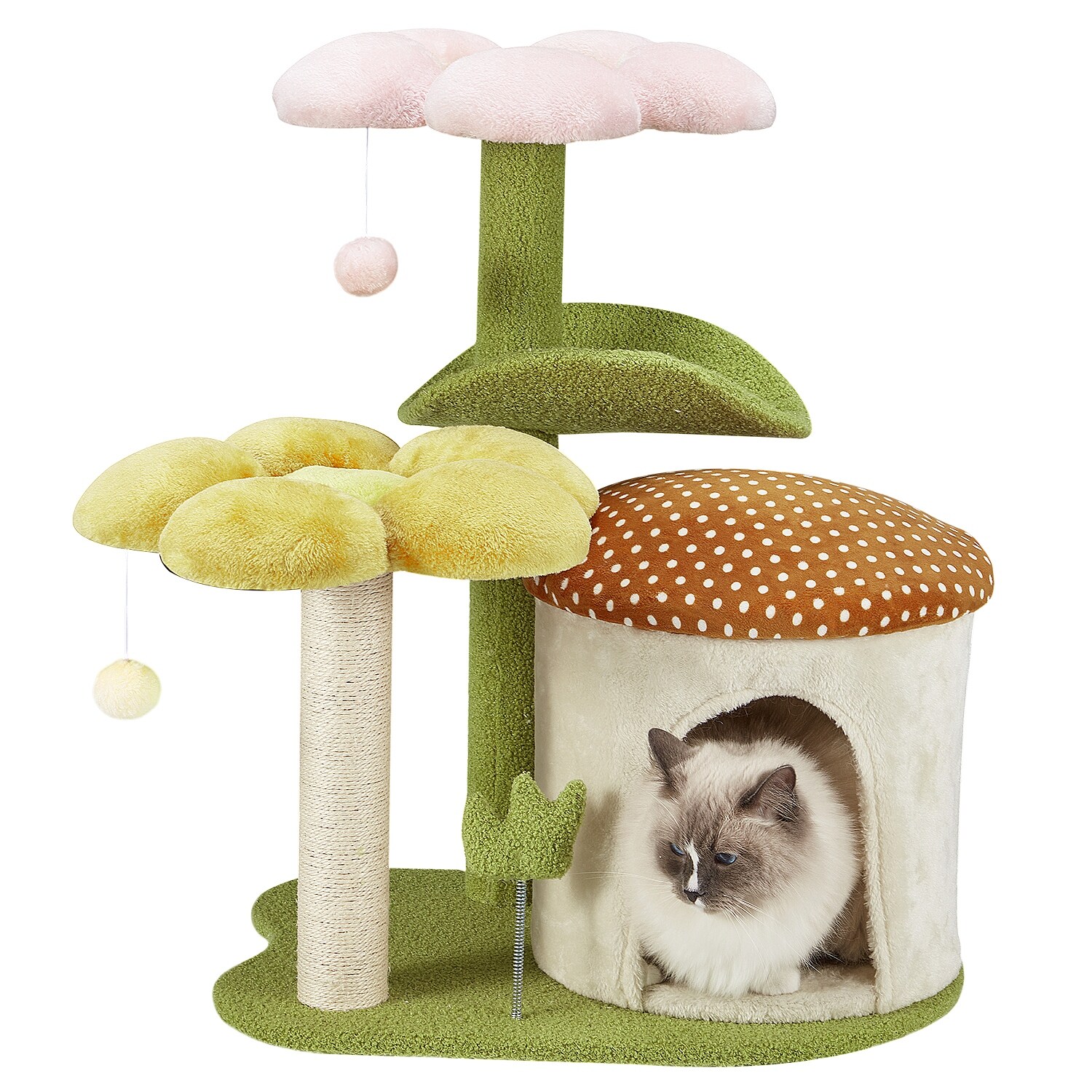 Cat tower sales toys