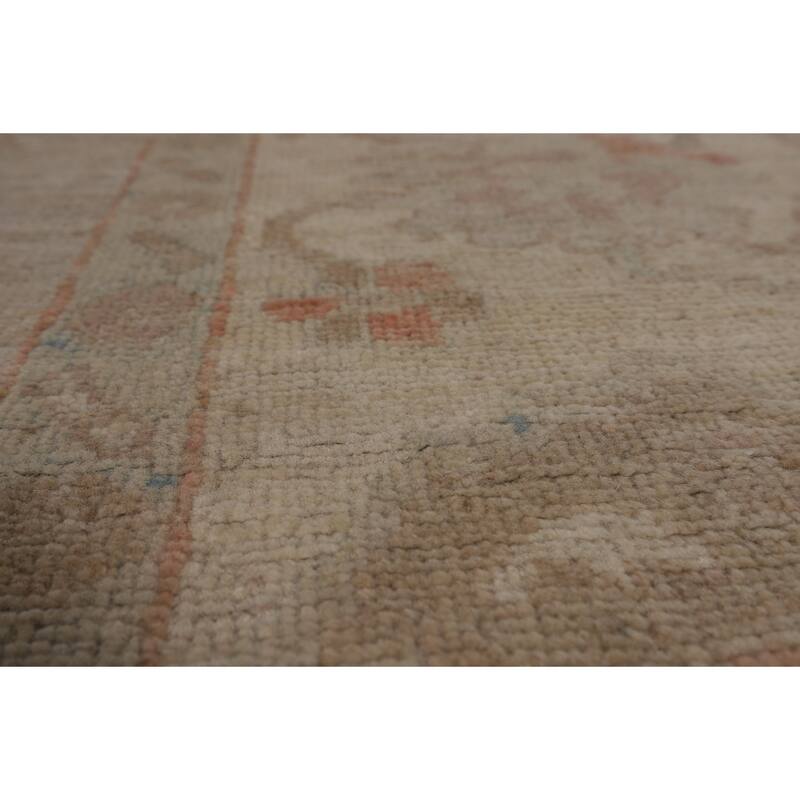 Oushak Turkish Area Rug Vegetable Dye Handmade Wool Carpet - 8'3"x 9'8"