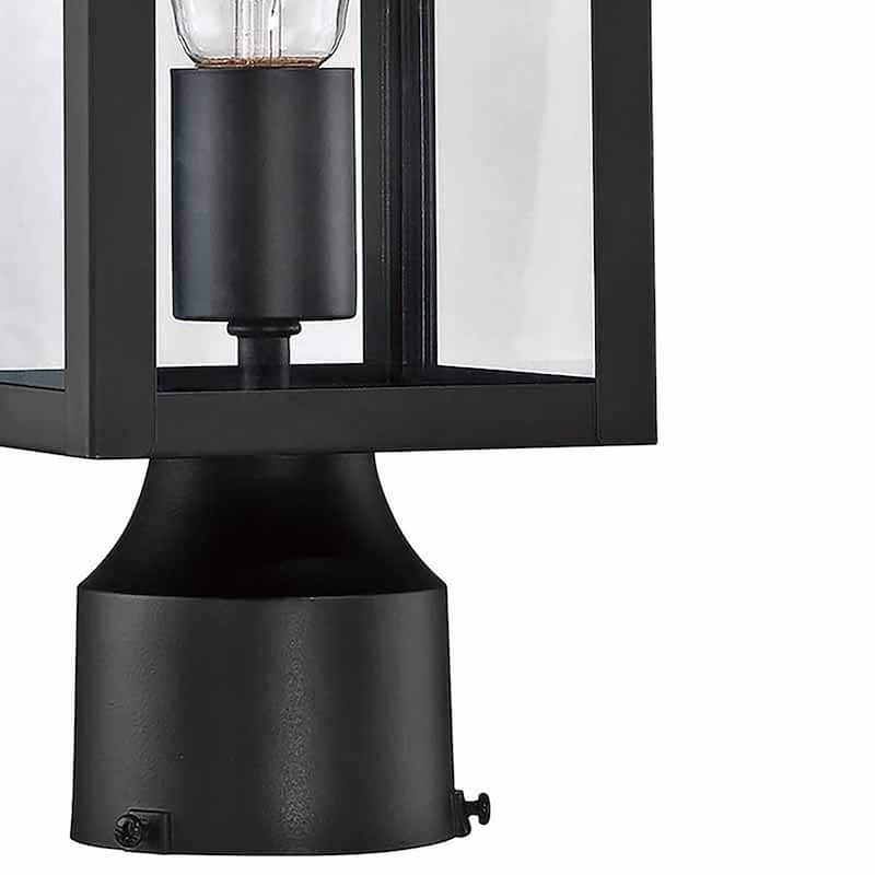 4-PACK 1-Light Outdoor Post Light Lamp - 5.12"x5.12"x16.5"
