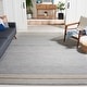 preview thumbnail 2 of 13, SAFAVIEH Handmade Metro Shinobu Stripe Wool Rug