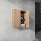 preview thumbnail 31 of 38, GDFStudio 12" Bathroom Wall-Mounted Side Cabinet with Soft Close Doors - 11.81" x 9.81" x 59.00"