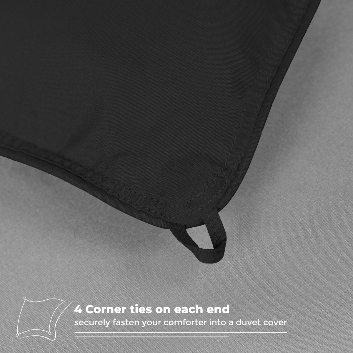 Superior Brushed Microfiber Down Alternative Reversible - Picture 9 of 40