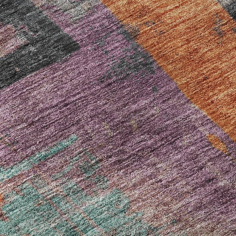 Premium Washable Super Soft Abstract Contemporary Mayfield Rug
