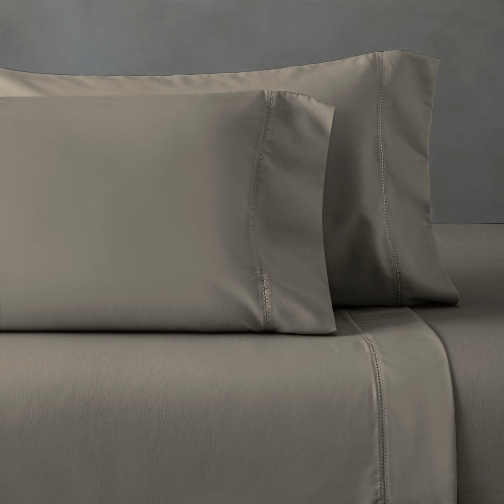 Superior Pandora Cotton Blend Embroidered 600 Thread Count Pillowcases, Set of 2