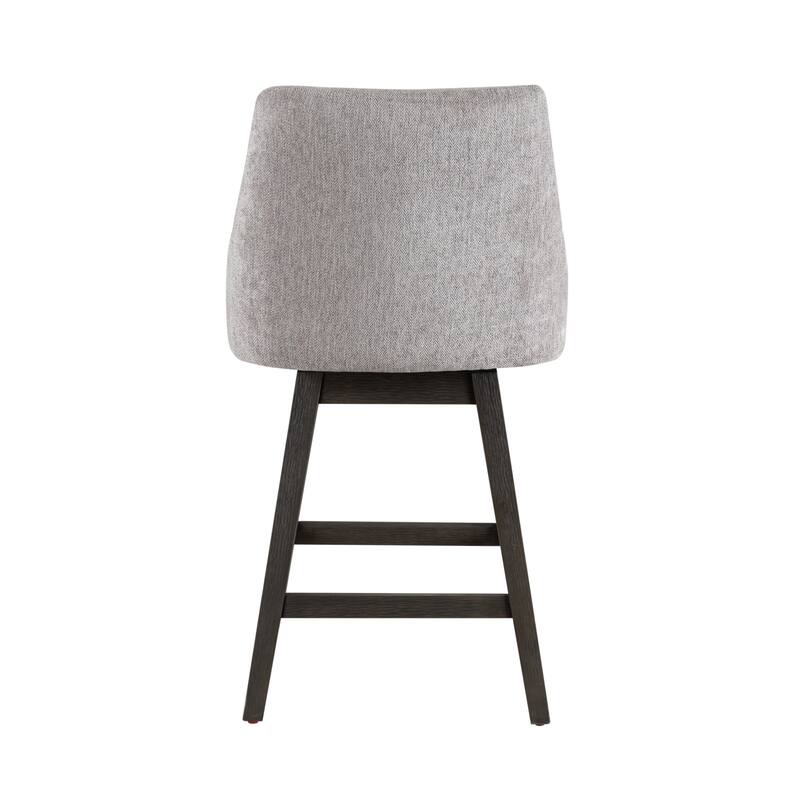 Branson Modern Bar Stool, Upholstered Counter Stool with Solid Wood Frame