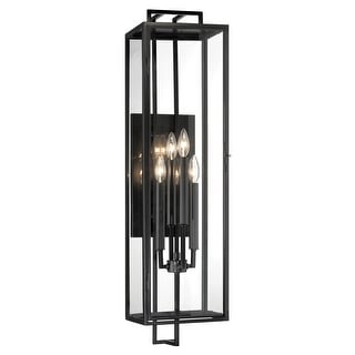 The Great Outdoors 73332 Knoll Road 4 Light 35" Tall Wall Sconce with