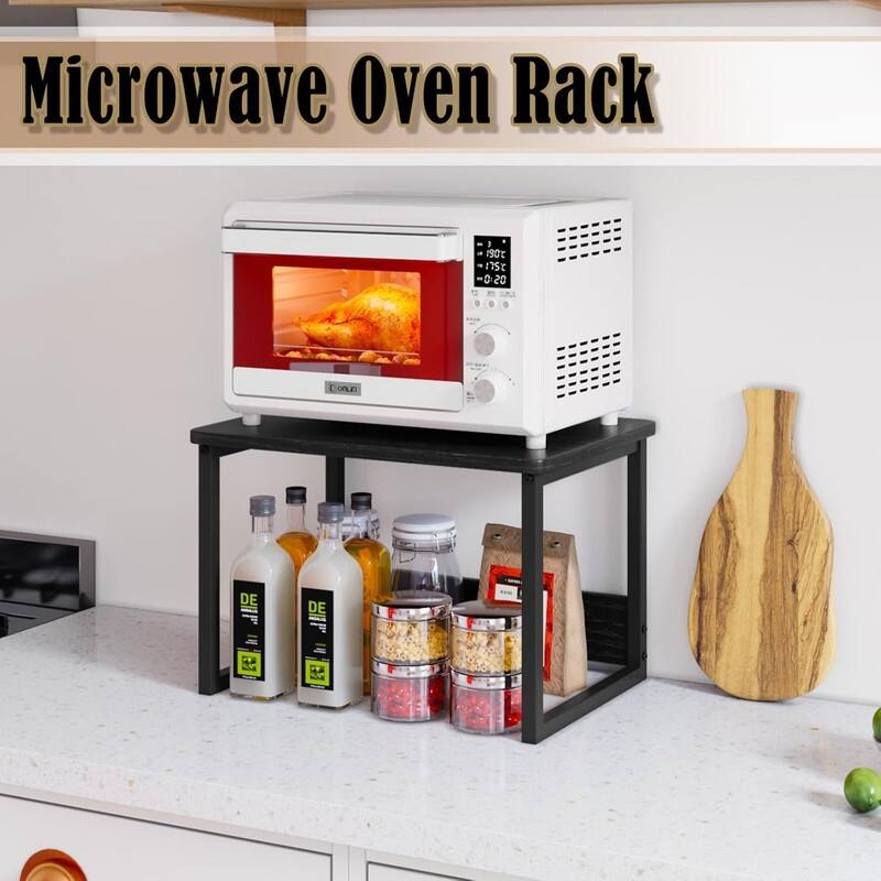 Kitchen Countertop Organizer Cabinet Shelf - 12.4"D x 17"W x 12"H