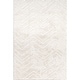 preview thumbnail 2 of 10, Nuloom Chevron SuperiorWash Faux Rabbit Machine Washable Area Rug