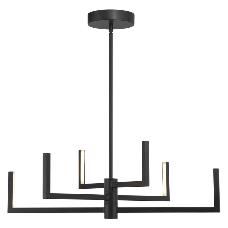 Kovacs P1476-L Articular 6 Light 24" Wide LED Abstract Chandelier