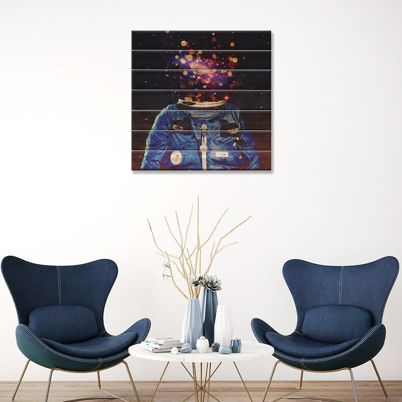 Meteoric Charm Print On Wood by Seamless - Multi-Color