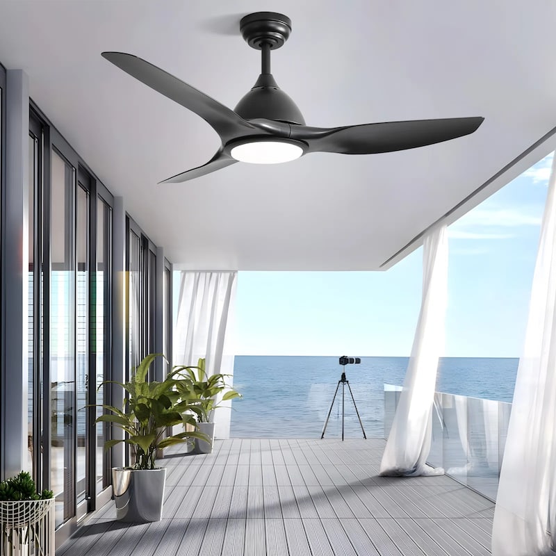 Sofucor High CFM Quiet DC Motor Modern Ceiling Fan with Light and Remote Control
