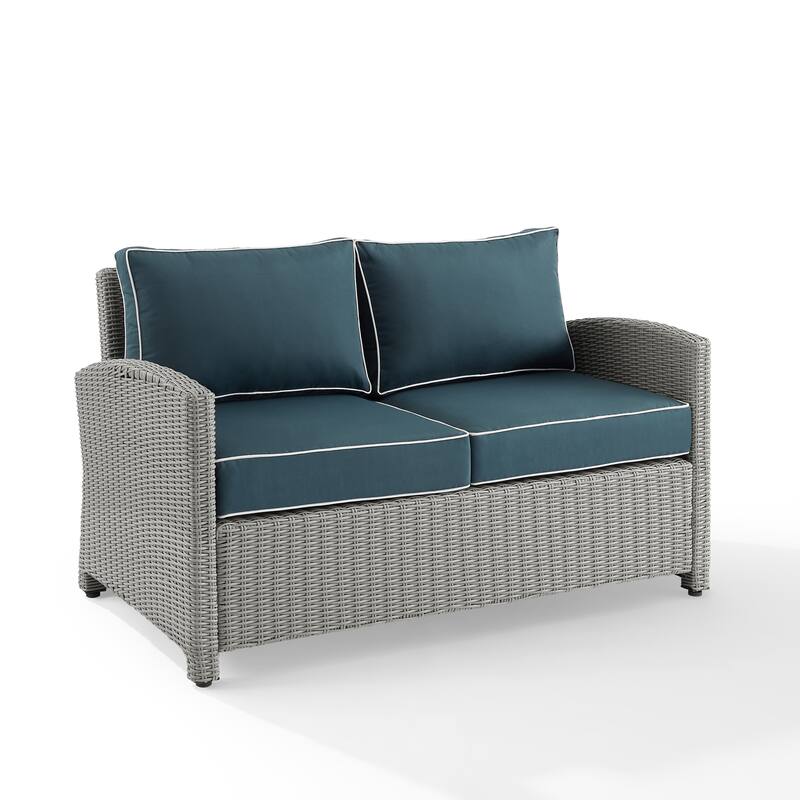 Bradenton Outdoor Wicker Loveseat - 55 "W x 31.75 "D x 32.5 "H