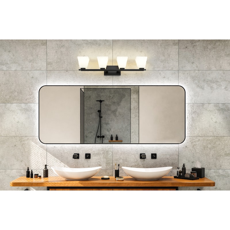 Z-Lite Annalise 4 Light Vanity - Matte Black