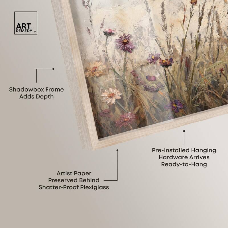 Vintage Blooms II Shadowbox by Art Remedy