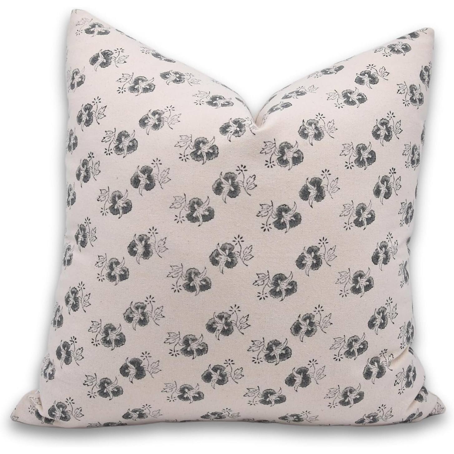 Fabdivine Hand Block Printed Cotton Pillow Case Rustic Home Decor Floral, Chitranjan