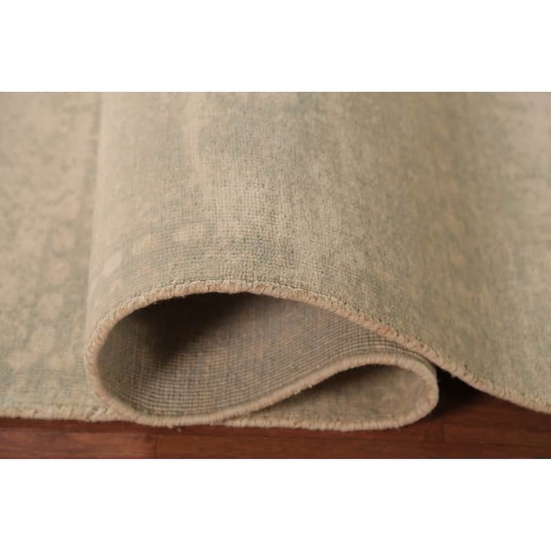 Contemporary Abstract Oriental Area Rug Handmade Wool Carpet - 5'3"x 7'6"