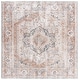 preview thumbnail 22 of 37, SAFAVIEH Baltimore Olimpia Machine Washable Shabby Chic Vintage Oriental Rug 6'7" Square - Beige/Rust - Square