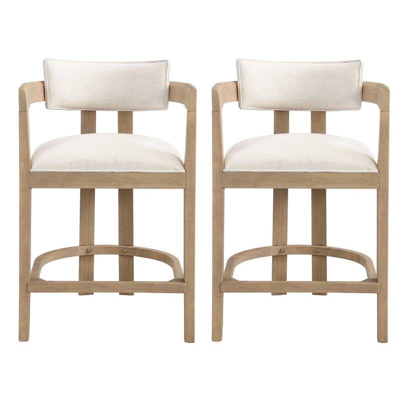 Christopher Knight Home Maribel Upholstered Counter or Bar Stools (Set of 2)