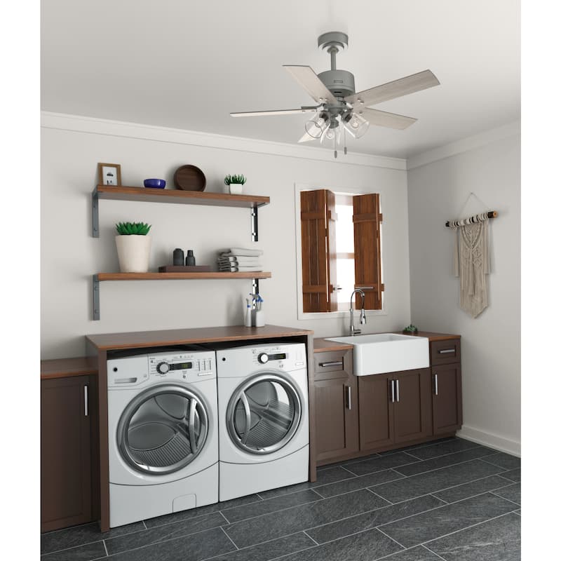 Hunter 44" Sencillo Ceiling Fan with LED Light Kit and Pull Chain