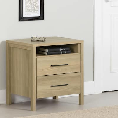 South Shore Gravity 2-Drawer Nightstand