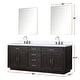 preview thumbnail 80 of 119, Lexora Abbey Bath Vanity and Carrara Marble Top