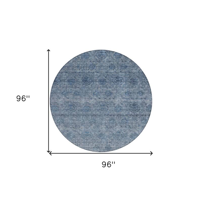 HomeRoots Floral Transitional Rectangle Outdoor Rug