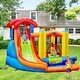 preview thumbnail 3 of 11, Kid Inflatable Bounce House Water Slide Castle with Blower - Multi - 9" x 10.5" x 7" (L x W x H)