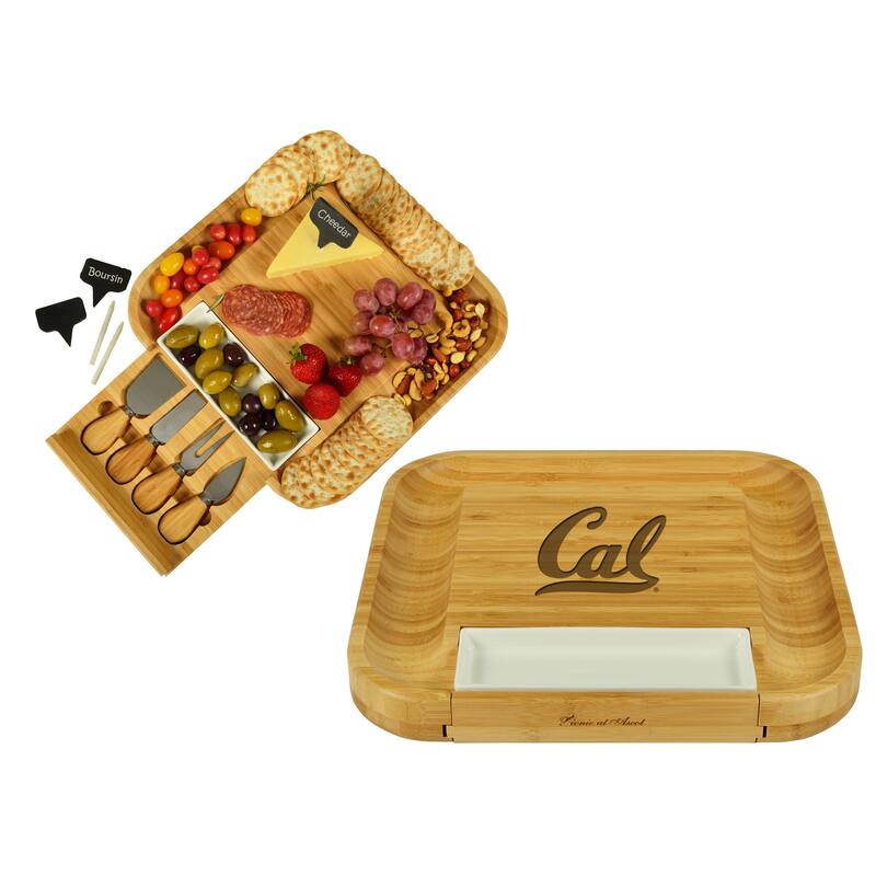 NCAA California Berkeley University Golden Bears Bamboo Cheese & Charcuterie Board