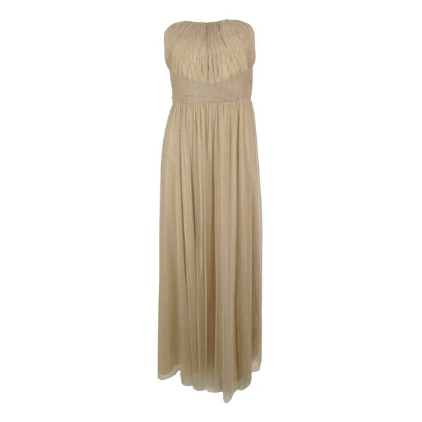 ralph lauren strapless dress