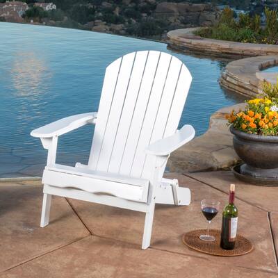 Adirondack Chair with wide armrests, and foldable design for easy storage