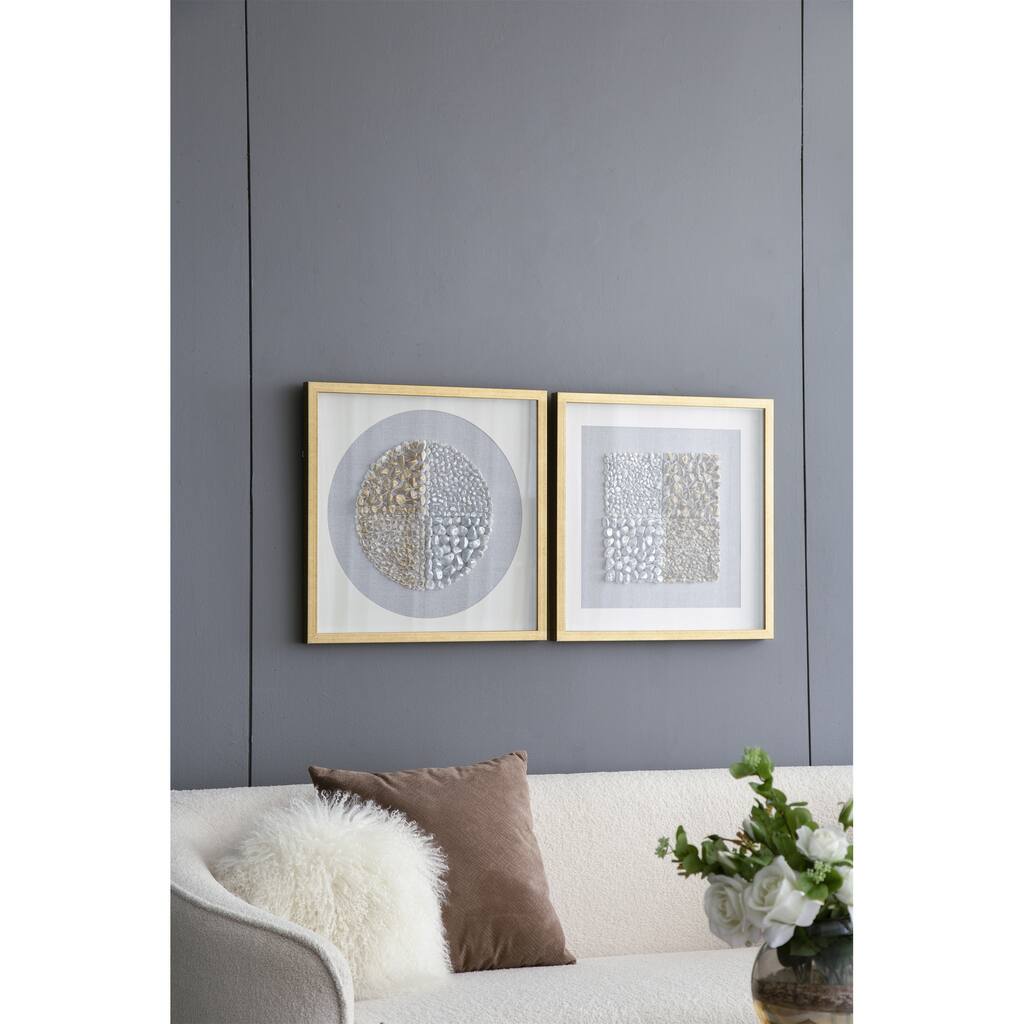 Set of 2 Shadow Box Wall Decor