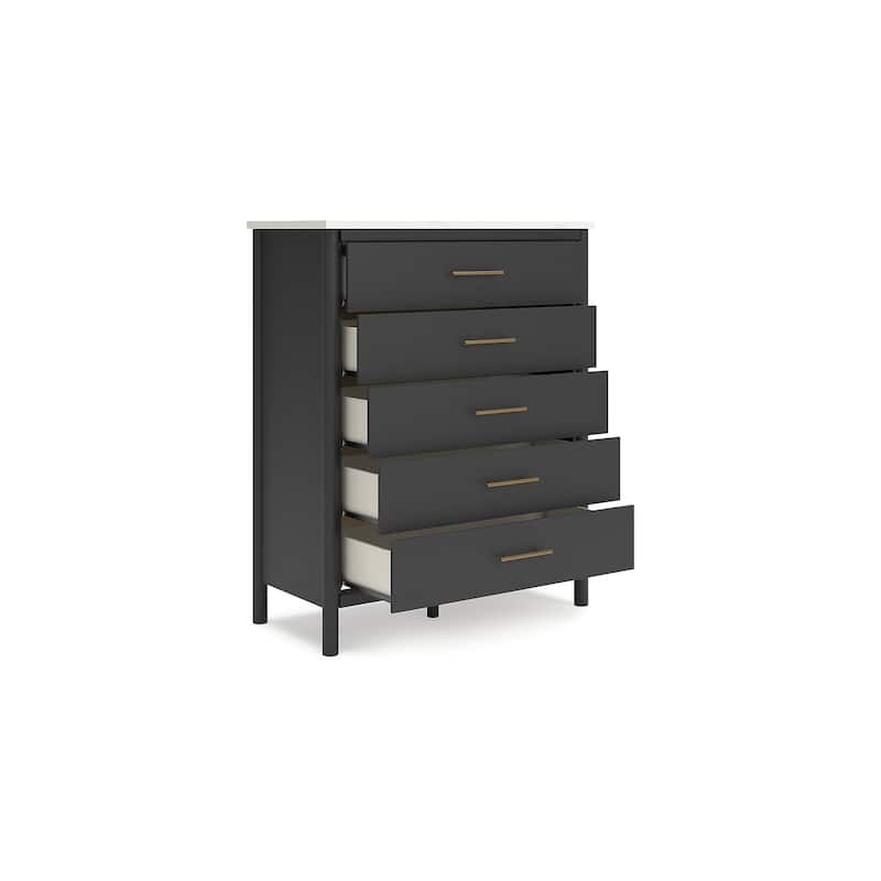 Signature Design by Ashley Cadmori Black/White Chest of Drawers
