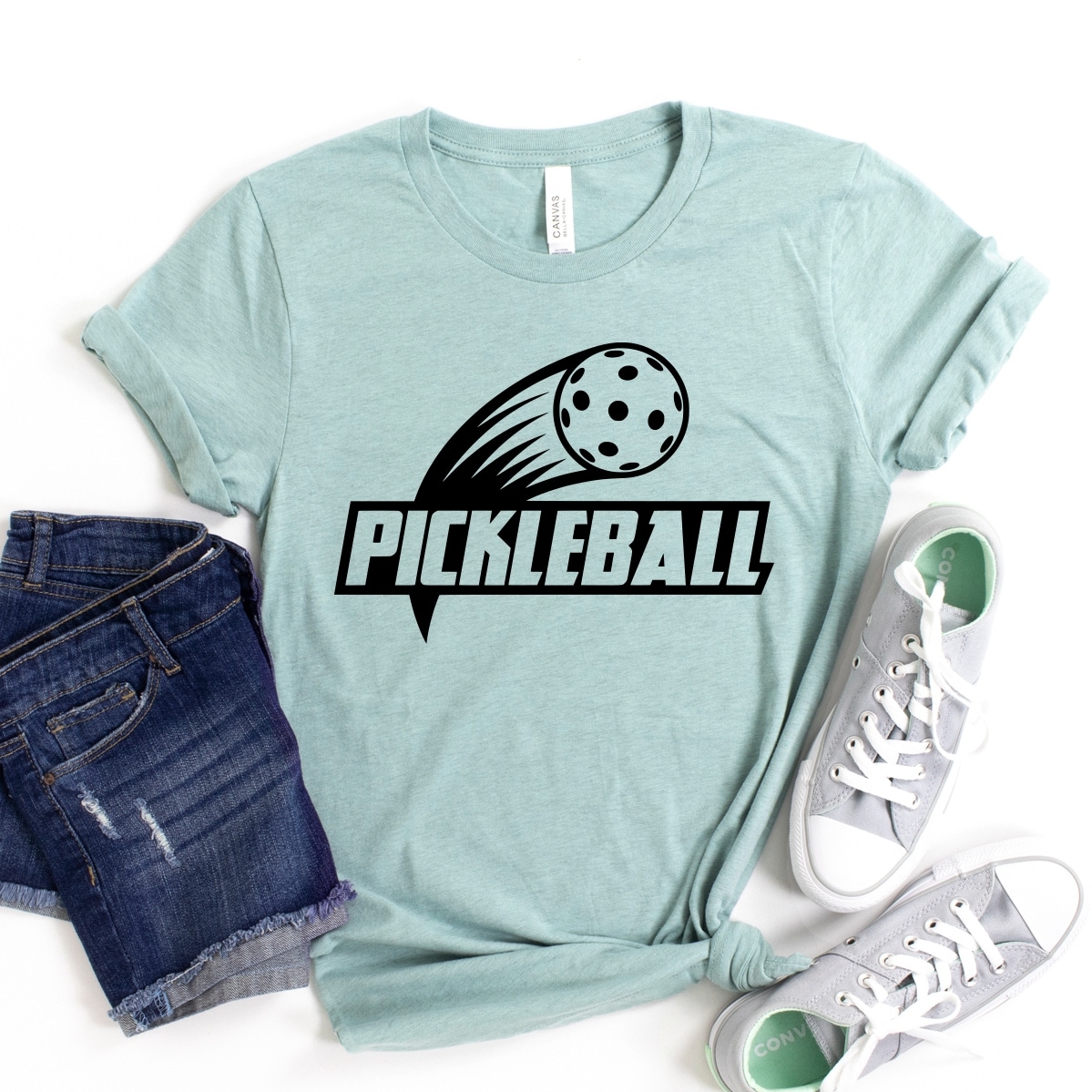 Pickleball T-Shirt, Game Day Shirt, Player Tee, Women's Coach Tshirt, Cheerleader Shirts, Birthday Gift, Team Humor Top,