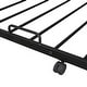 preview thumbnail 11 of 16, Twin Over Full Metal Bunk Bed with Trundle & Storage Ladder & Wardrobe