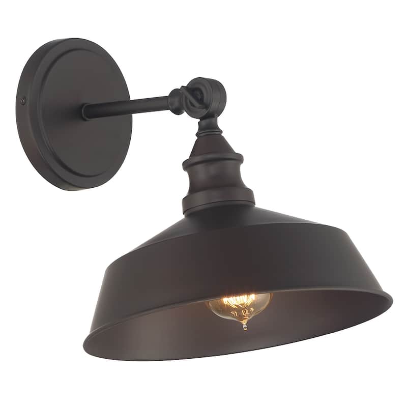 Bellevue SH40918 10" Tall Wall Sconce with a Metal dome shade