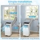 preview thumbnail 8 of 12, Costway 8000/9000 BTU Portable Air Conditioner, 4-in-1 Portable AC
