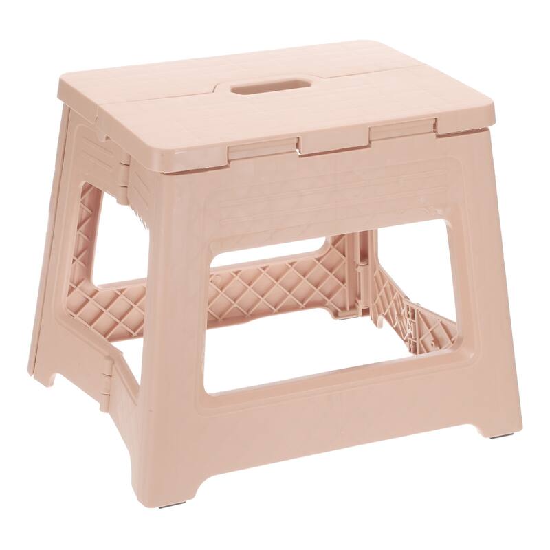 9" Folding Step Stool for Adults 132 lbs Capacity - 10 x 7.3 x 9.6inch