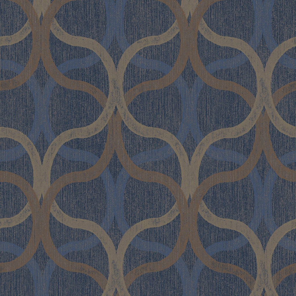 Boutique Refine Geo Navy & Gold