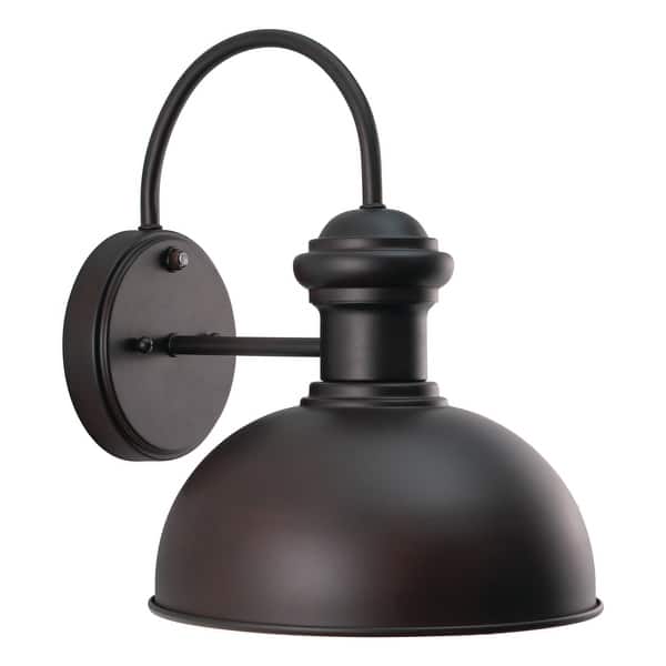slide 2 of 6, Vaxcel Lighting Franklin Single Light 13" Tall Outdoor Wall Sconce Oil Burnished Bronze