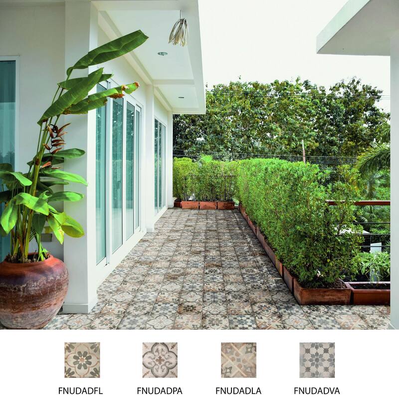 Merola Tile D'Anticatto Decor Florence 8-3/4" x 8-3/4" Porcelain Floor and Wall Tile