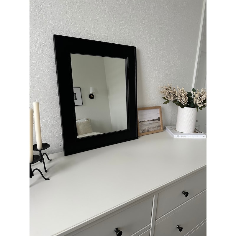 Frame My Mirror Black Framed Wall Mirror, Porter Design