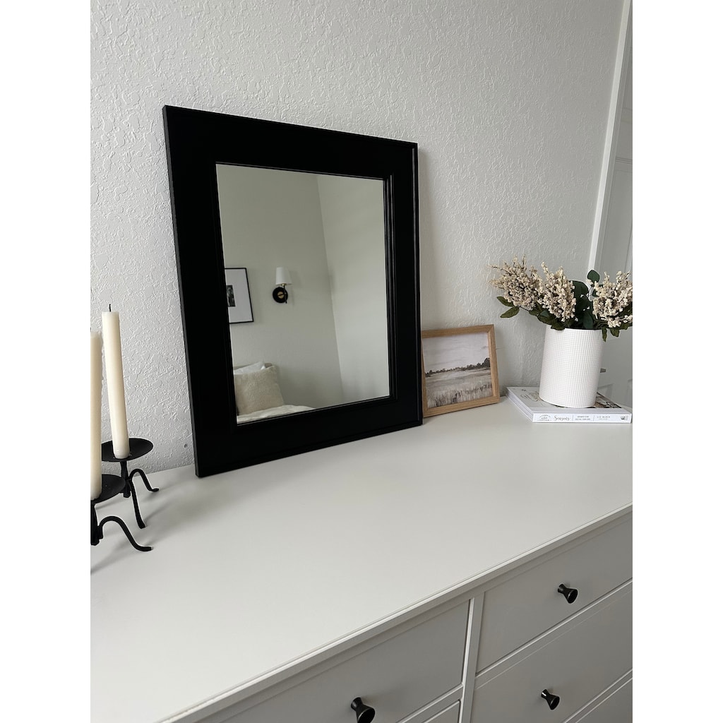 Frame My Mirror Black Framed Wall Mirror, Porter Design