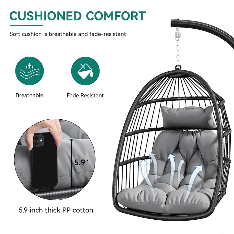 Breeonna Swing Chair with Stand