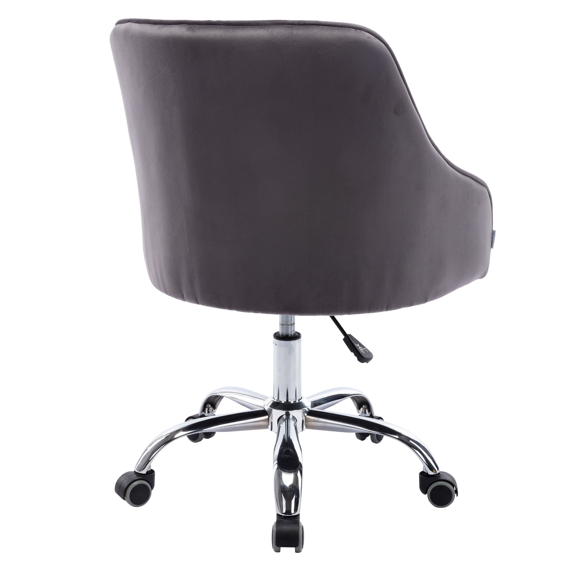 Velvet Fabric Home Office Desk Chair Modern Cute Swivel Shell
