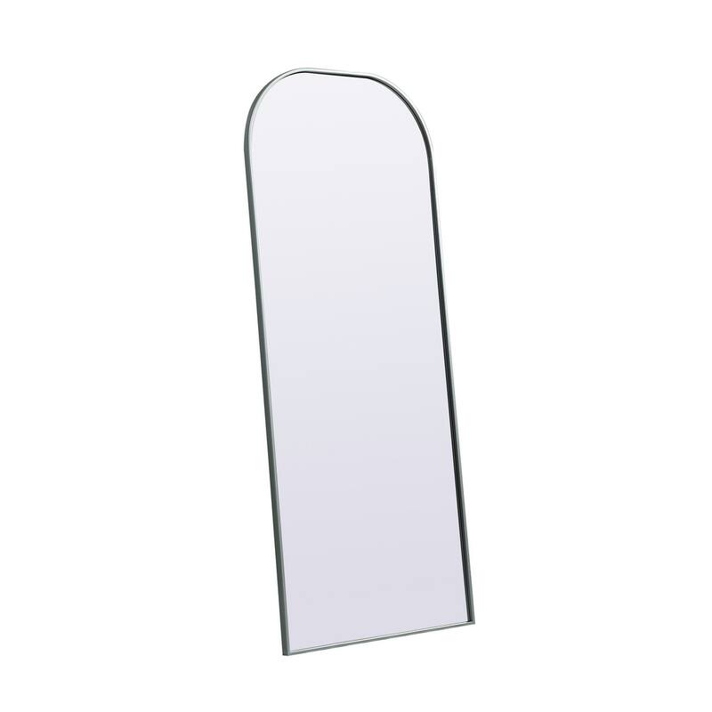 Indigo Home Metal Frame Arch Full Length Mirror 28x66 Inch